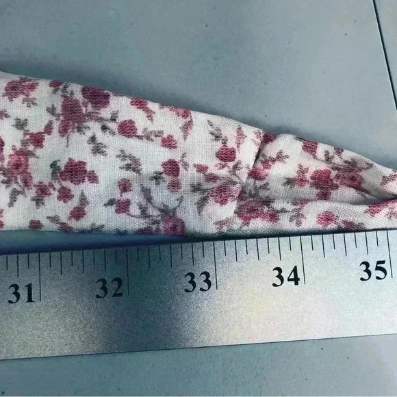 TRIXXI Women’s Size Medium Ruffle Trim Pink Mini Floral Summer Halter Dress NWT - Picture 14 of 15